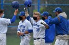 Baseball vs CGA  Wheaton College Baseball vs Coast Guard Academy during game one of the NEWMAC semi-finals playoffs. - (Photo by Keith Nordstrom) : Wheaton, baseball, NEWMAC